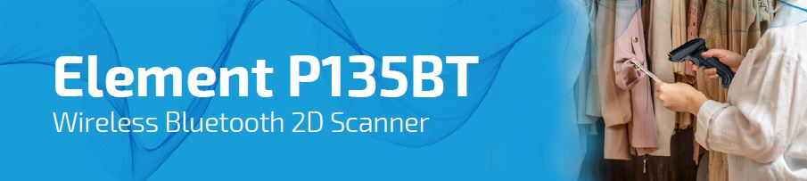 Element P135BT 2D Cordless Scanner