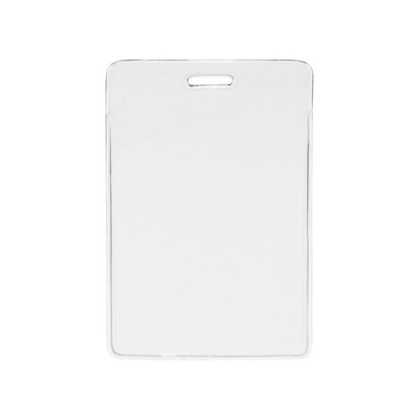 Fargo Clear Single Sided Card Holder, 100 Pack