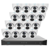 Uniarch by Uniview 6MP Starlight 16 x Fixed Turret Network Camera 16CH KIT