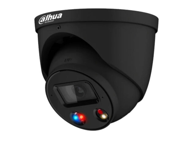 Dahua TIOC Advanced 2.0 DH-IPC-HDW3849H-AS-PV-ANZ-BLK 8MP AI Active Deterrence Full color IP Turret Camera BLACK