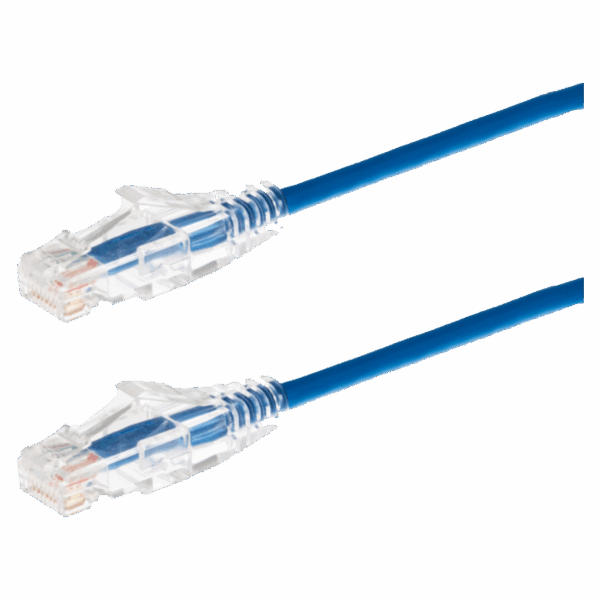 Dahua 2M CAT6 SLIM Cord CABLE BLUE
