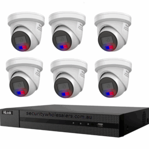 HiLook Hikvision 4K 8MP Active Colour Deterrence 8CH CCTV Kit 6 x IP Active Colour Camera+ 8CH NVR